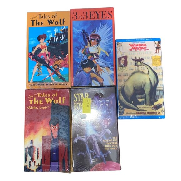 VHS Anime Classics Video Classics Winsor McCay Star Force Lupin III Tales of the - Picture 5 of 6